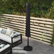 Black Parasol Cover UV & Waterproof 420D Oxford Fabric by Outsunny