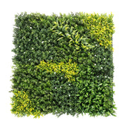 Artificial Plant Wall Panel for Privacy and Year Round Greenery Indoors or Outdoors Green Outsunny
