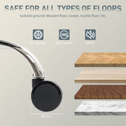 Heavy Duty Executive Office Chair with Spring Cushion Support PU Leather Grey