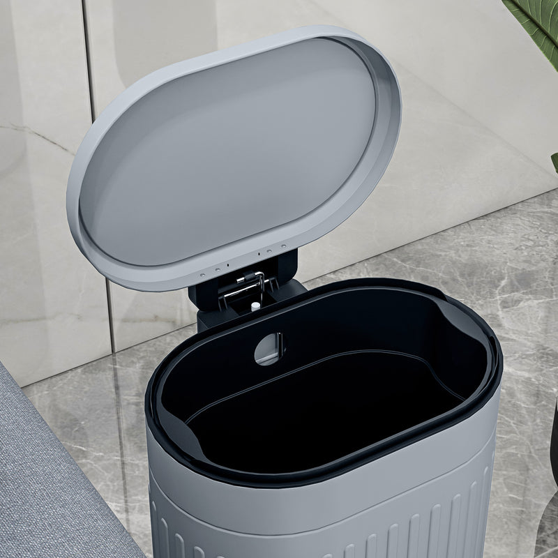 20L Metal Kitchen Bin with Soft Close Lid Ideal for Home or Office Use Grey