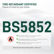 Two Seater Velvet Feel Sofa with Cushioned Seats for Living Room Comfort, Green