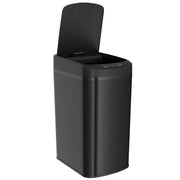 12L Motion Sensor Kitchen Bin with Touchless Opening and Steel Body, Black AOSOM