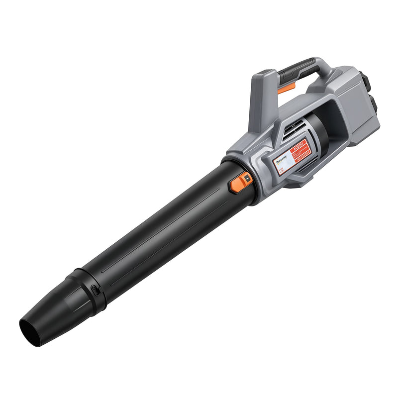 Cordless Leaf Blower for Quiet Garden and Patio Cleaning Lightweight Light Grey AOSOM