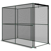 Garden Plant Protection Cage With Zipped Door Shields From Birds And Pests Black AOSOM