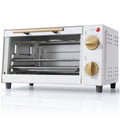 Mini Electric Oven for Quick Meals in Small Kitchens with Removable Tray White
