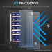 Black 19 Bottle Wine Fridge with Wooden Rack and Adjustable Temperature by HOMCOM