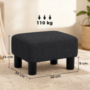 Foot Stool Black - image 3