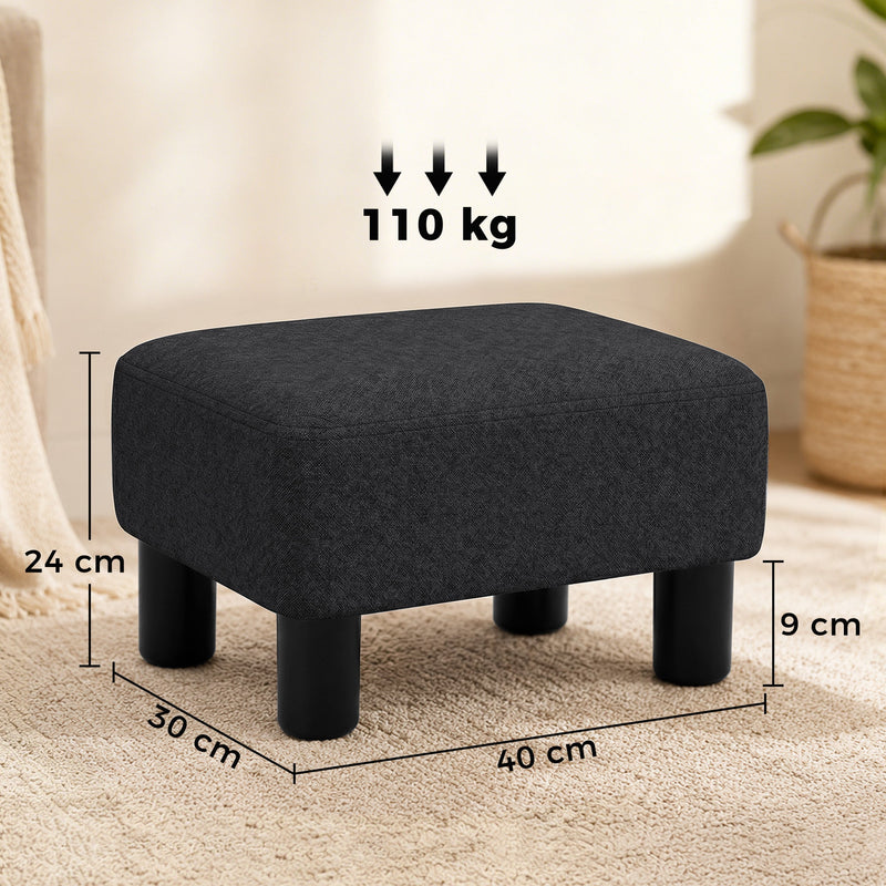 Foot Stool Black - image 3