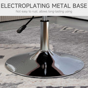 Swivel Accent Chair with Adjustable Height and Lumbar Support for Home Office Dark Grey