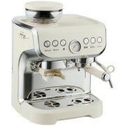 Coffee Machine Cream White - front view