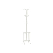Freestanding Coat Rack with Umbrella Stand in Pearl White for Hallway Storage by Songmics