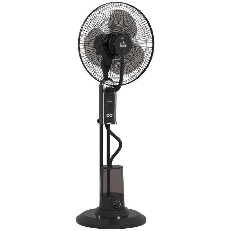 120cm Pedestal Misting Fan with 3 Speeds Oscillation Tilt Head and 3.2L Tank