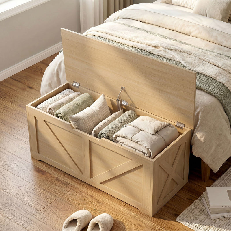 Storage bench 100L - Oak