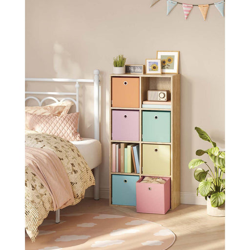 Set of 6 Fabric Storage Cubes 26 x 26 x 28 cm for Organising Shelves and Units by Songmics