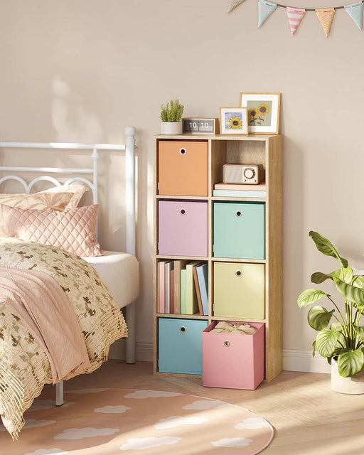 Set of 6 Fabric Storage Cubes 26 x 26 x 28 cm for Organising Shelves and Units by Songmics