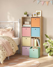 Set of 6 Fabric Storage Cubes 30x30 cm for Cube Shelving Units Foldable Design by Songmics