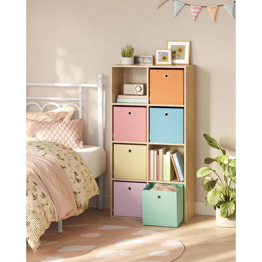 Set of 6 Fabric Storage Cubes 30x30 cm for Cube Shelving Units Foldable Design by Songmics