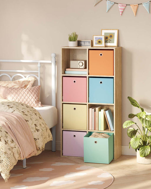 Set of 6 Fabric Storage Cubes 30x30 cm for Cube Shelving Units Foldable Design by Songmics