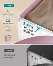 Set of 6 Fabric Storage Cubes 30x30 cm for Cube Shelving Units Foldable Design by Songmics