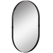 Wall Mirror for Hallway or Lounge to Brighten and Open Up Space Black Homcom