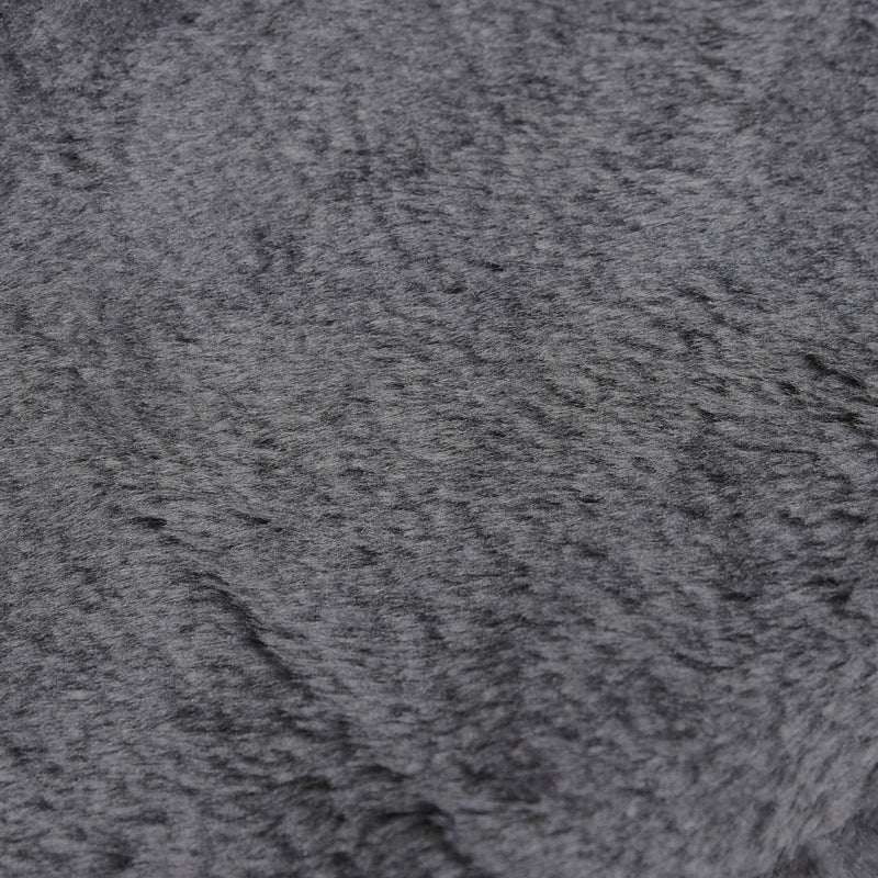 Dark Grey Four Step Dog Stairs With Washable Cover For Small Pets To Reach High Beds AOSOM