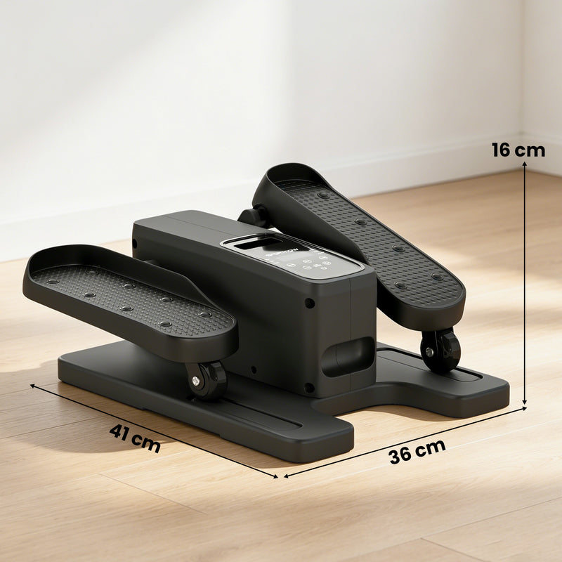 Under Desk Elliptical for Gentle Seated Exercise and Reduced Leg Stiffness Black