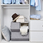 Set of 3 Stackable Storage Boxes with Lids for Home Organisation and Storage by Songmics