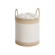 Camel Brown 60L Laundry Hamper with Lid Handles and Drawstring Closure by Songmics