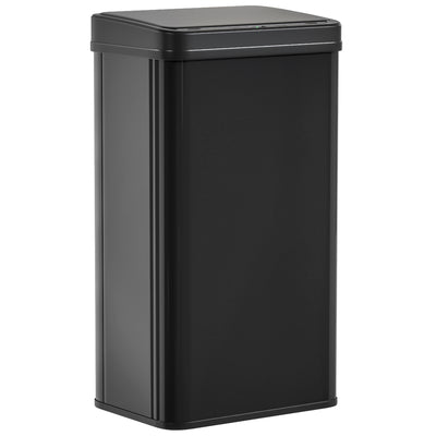 Sensor Kitchen Bin 50L Touch-Free Motion Sensor for Hygienic Waste Disposal Black Homcom