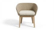Roma 2 seater bistro set with Eden Dawn chairs in a garden
