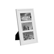 White Triple Photo Frame with Glass Front for Wall or Tabletop Display by Songmics