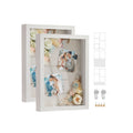 Set of 2 A4 Photo Frames with 6 Mounts for Wall or Desk Display by Songmics