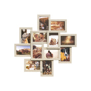 Multi Photo Frame Collage Holds 12 Pictures Wall Mounted Display for Home Decor by Songmics