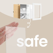 10 Photo Collage Frame for Wall Display Fits 4x6 Pictures MDF Wood Design by Songmics