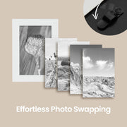 10 Photo Collage Frame for Wall Display Fits 4x6 Pictures MDF Wood Design by Songmics