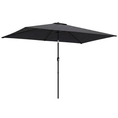 3x2m Garden Parasol with Adjustable Tilt for Reliable Shade on Patio or Outdoor Dining Outsunny