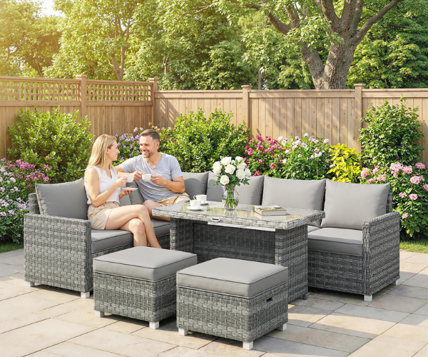 Rattan Patio Dining Sets For Relaxed Outdoor Dining and Entertaining.