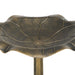 71cm Vintage Bronze Bird Bath with Lotus Leaf Basin for Garden by Outsunny