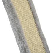 Wall Mounted Cat Shelves Set with Hammock Ladder Platforms and Scratching Post Grey