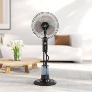 120cm Pedestal Misting Fan with 4 Speeds 3 Modes and 3.2L Tank for Home Use