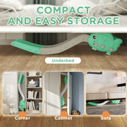 Kids Sofa Slide 130cm HDPE Toddler Slide for Sofa Bed Stairs Easy to Assemble Green by AIYAPLAY AOSOM