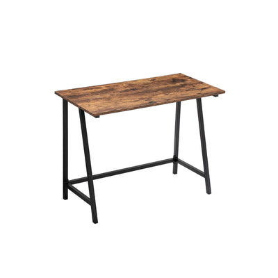 150x50cm Rustic Brown Computer Desk with Storage Shelves for Home Office or Study by Vasagle