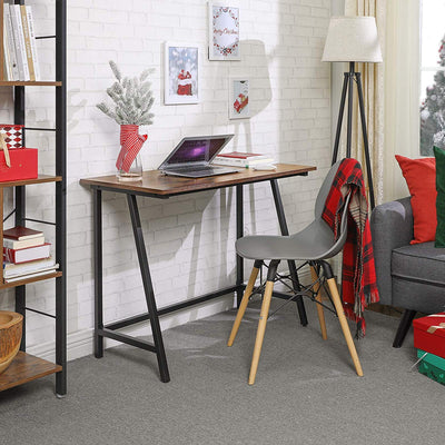 150x50cm Rustic Brown Computer Desk with Storage Shelves for Home Office or Study by Vasagle