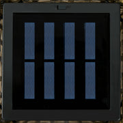 Grey Rattan Solar Garden Lantern with Auto On Off LED Light for Patio or Lawn Use