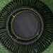 Outdoor Solar Powered Rattan Lamp, Black by Outsunny