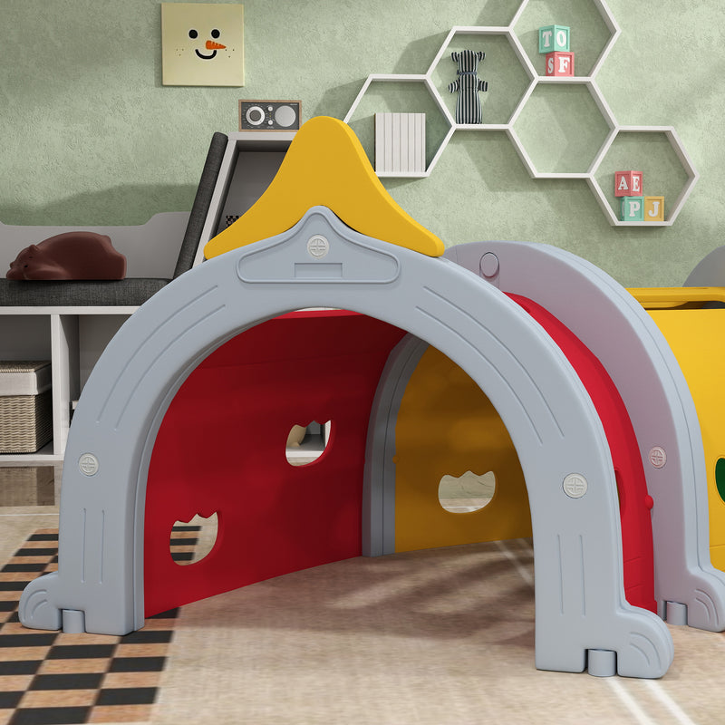 Kids Play Tunnel Lion Design for Indoor and Outdoor Crawl and Climb Ages 3-6 by AIYAPLAY Aiyaplay