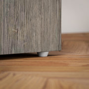 Computer Desk With Drawers and 3 Storage Shelves for Home Office Workstation, Grey