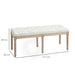 Vintage French Style Bed End Bench Cream White by HOMCOM