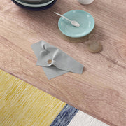 5 Piece Space Saving Dining Table and Chairs Set for Small Kitchens or Flats Brown White