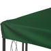 Green Gazebo Roof Replacement for 3 x 4m Frames UV Resistant by Outsunny